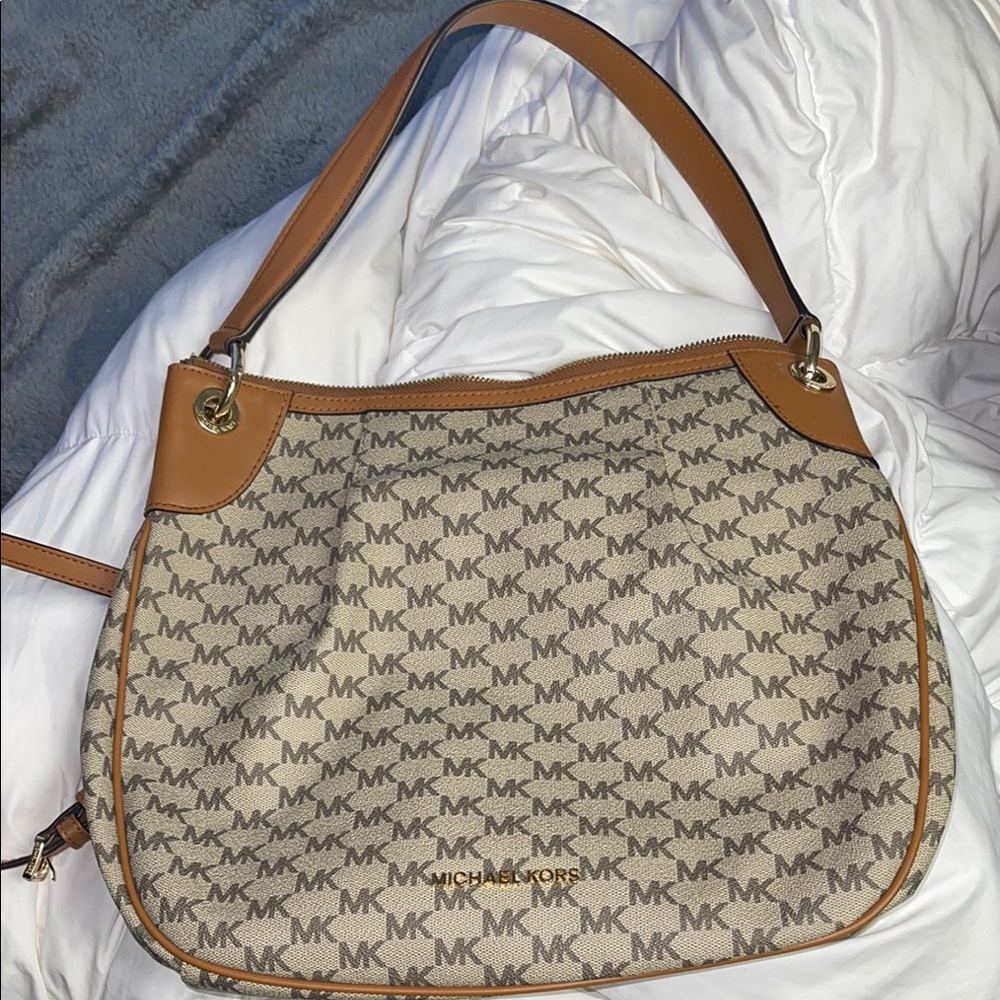 Michael Kors Brown and Tan Women's Bag